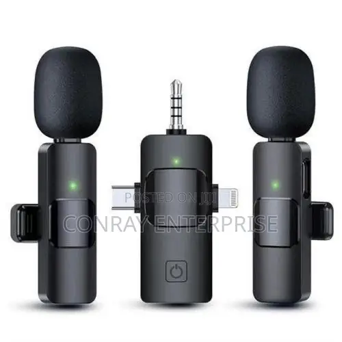Wireless Microphone for iPhone and Android (Double)