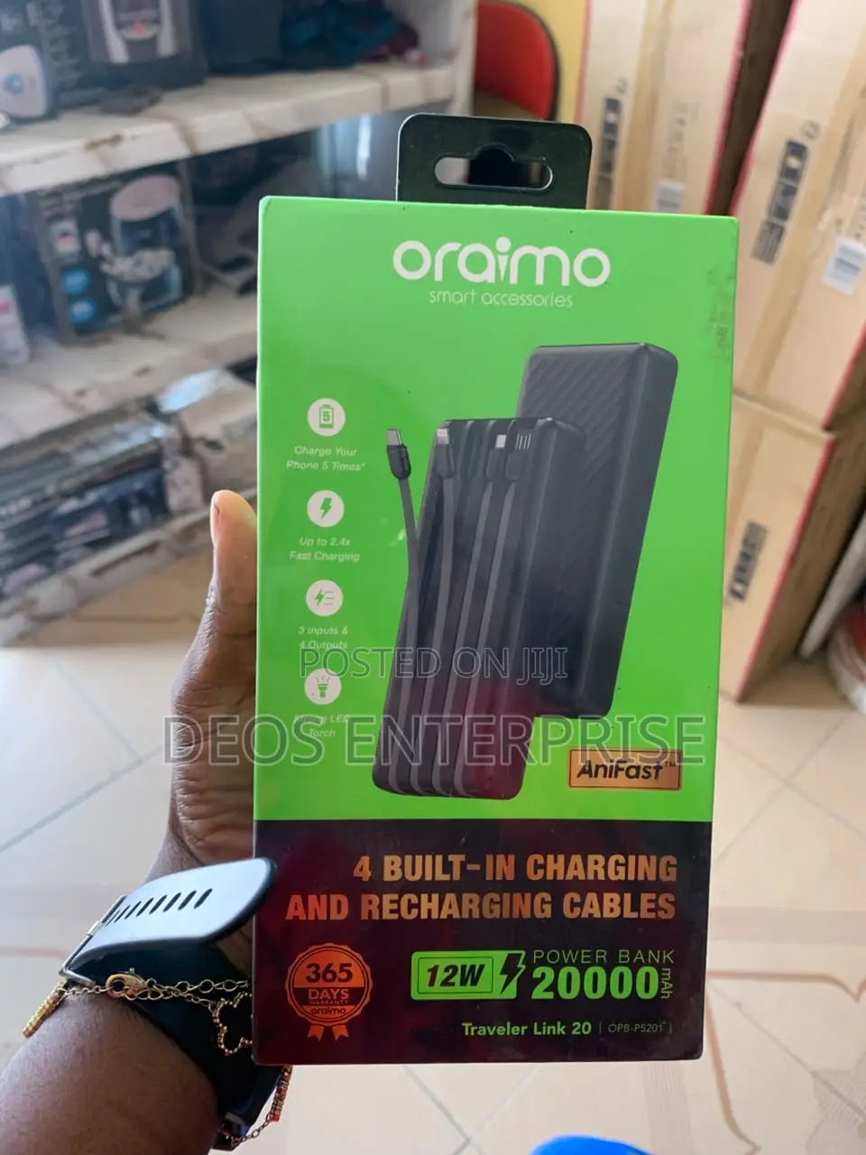 Oraimo OPB-7200Q 20000mAh 22.5W AniFast Power Bank