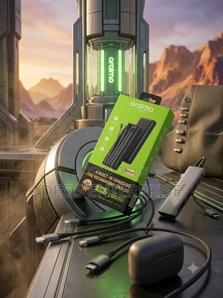 Oraimo 22.5W Fast Charging 20000mAh Heavy Duty Bank