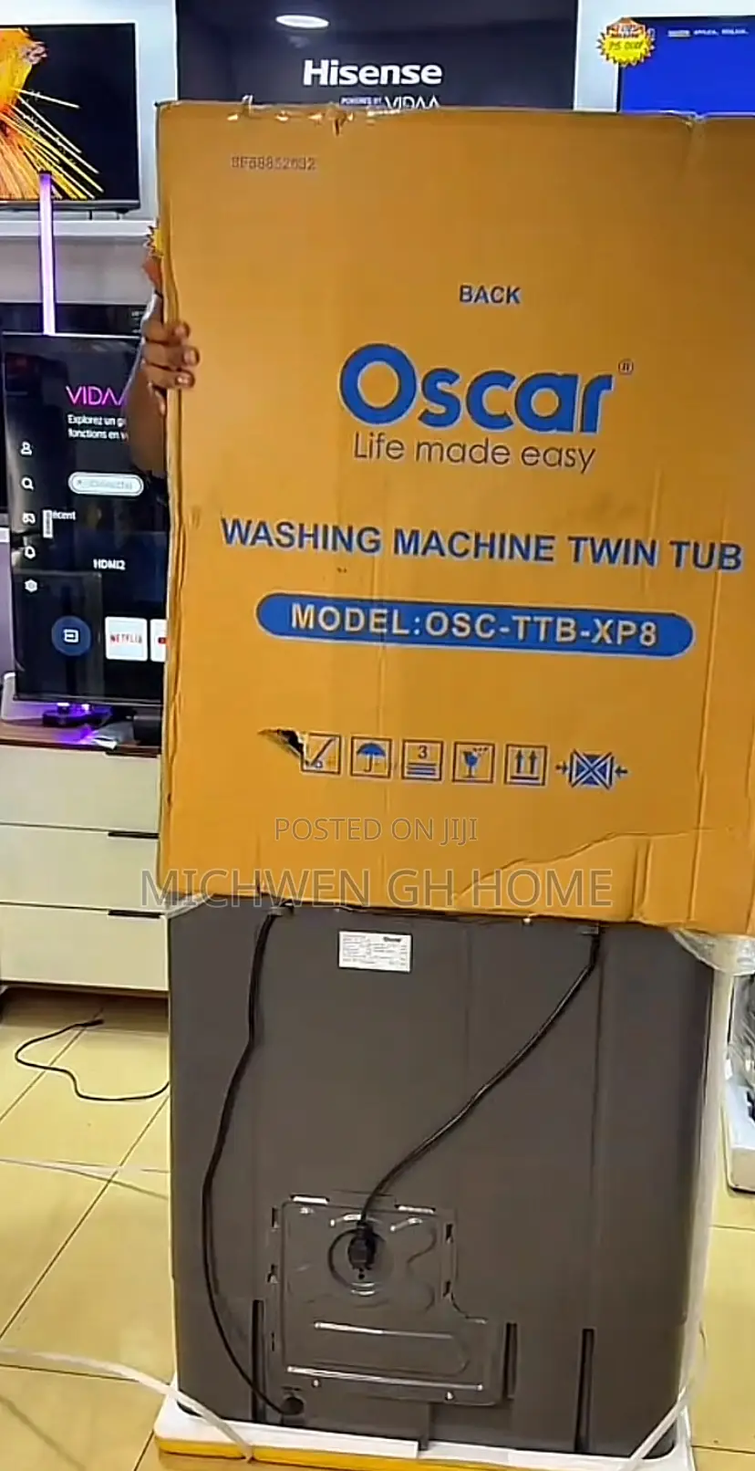 Oscar 10kg Semi Automatic Washing Machine