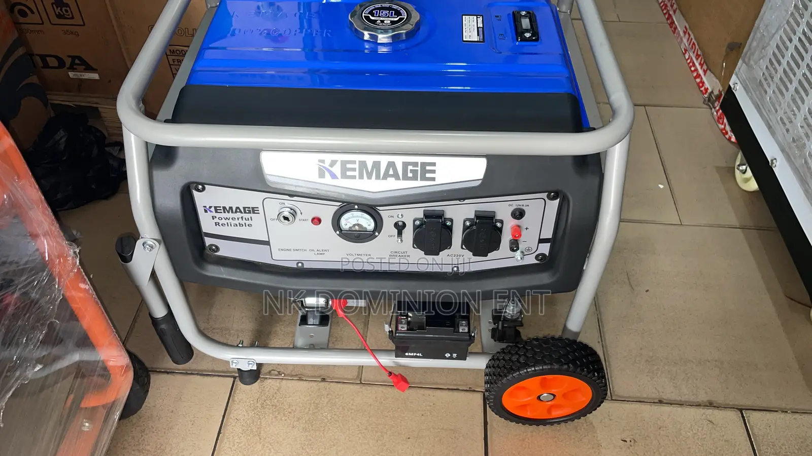 Kemege 4000e Gasoline Generator Key