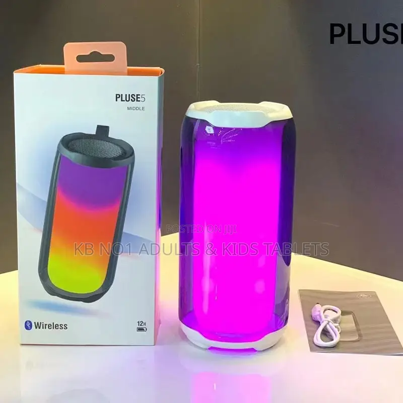 Portable Wireless Bluetooth Woofer Speaker With RGB LED Lighting AUX