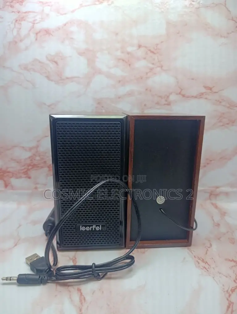 Leerfei YST-1017 Multimedia Wooden Computer Speakers – Desktop Speaker