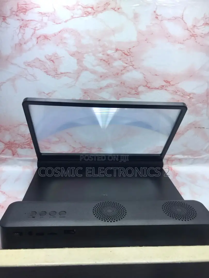 Foldable F12 3D Phone Screen Magnifier With Bluetooth Speaker
