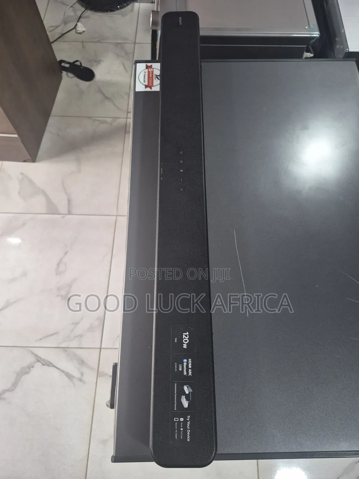 Sony 2ch Single Soundbar With Bluetooth Technology HT-S100F