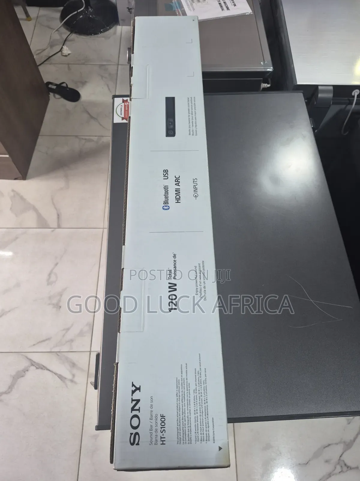 Sony 2ch Single Soundbar With Bluetooth Technology HT-S100F