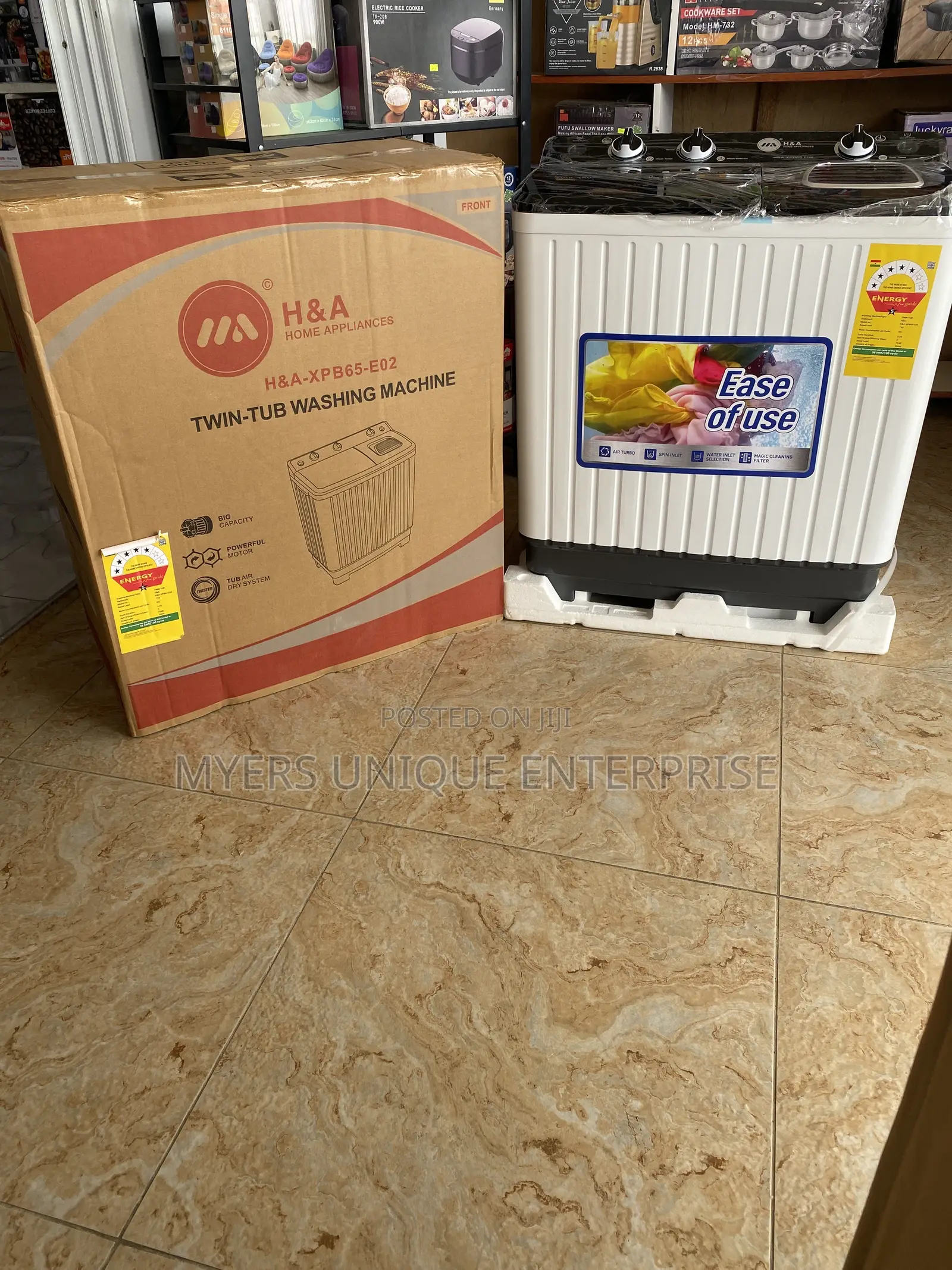 Big Capacity Twin Tub Washing Machine (7kg)