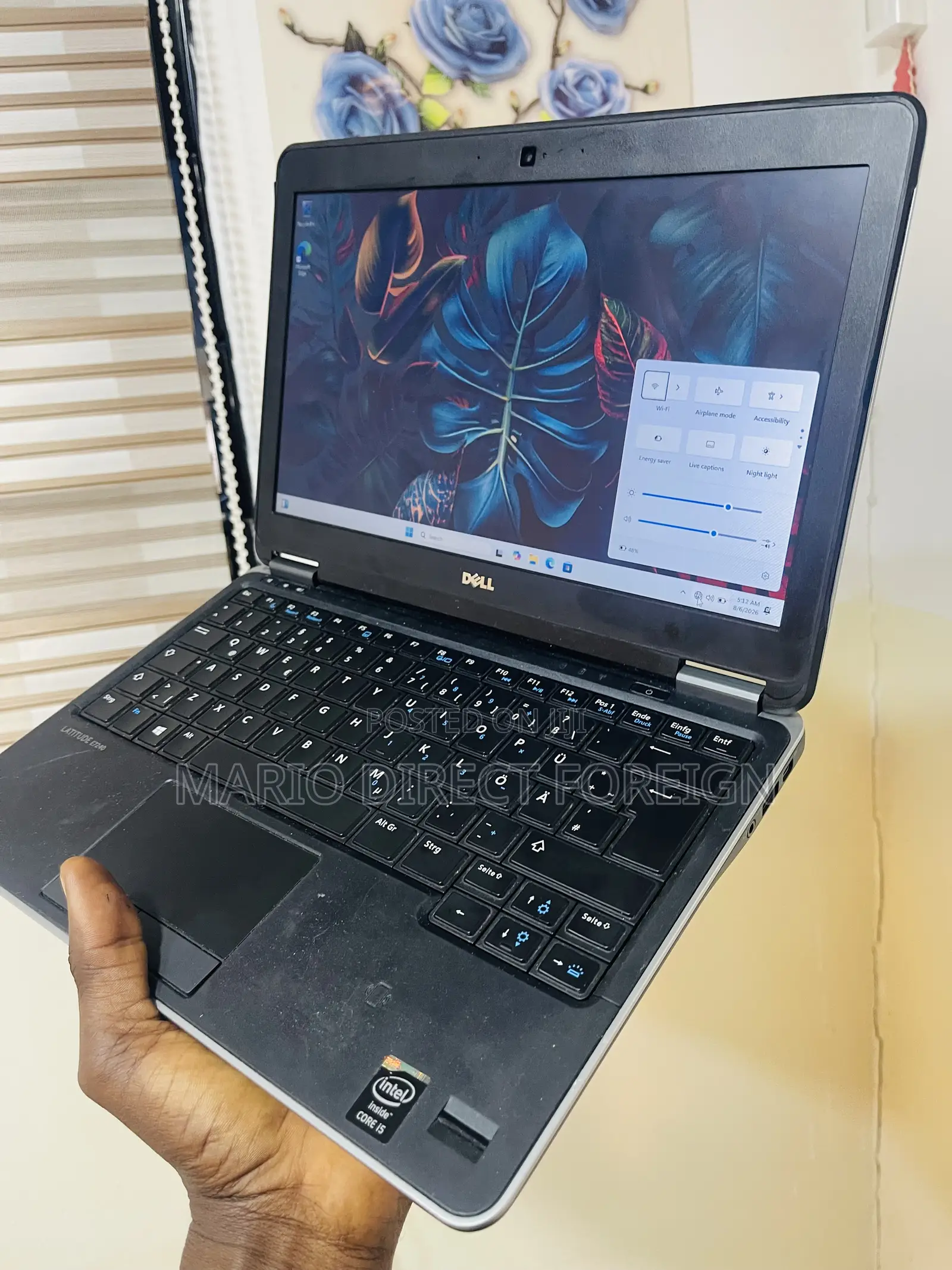 Laptop Dell Latitude E7240 8GB Intel Core i5 SSD 256GB
