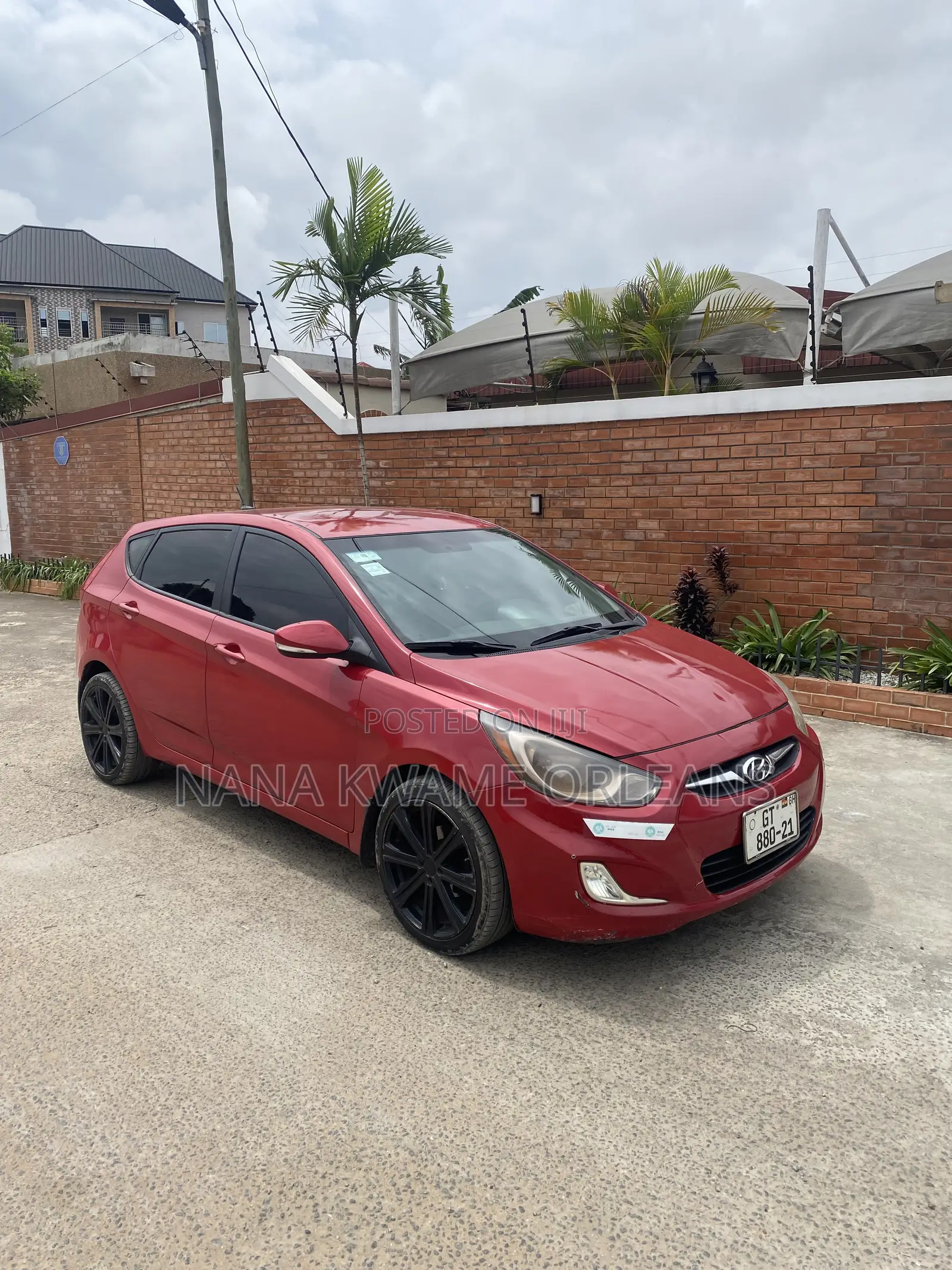 Hyundai Accent 2013 Red