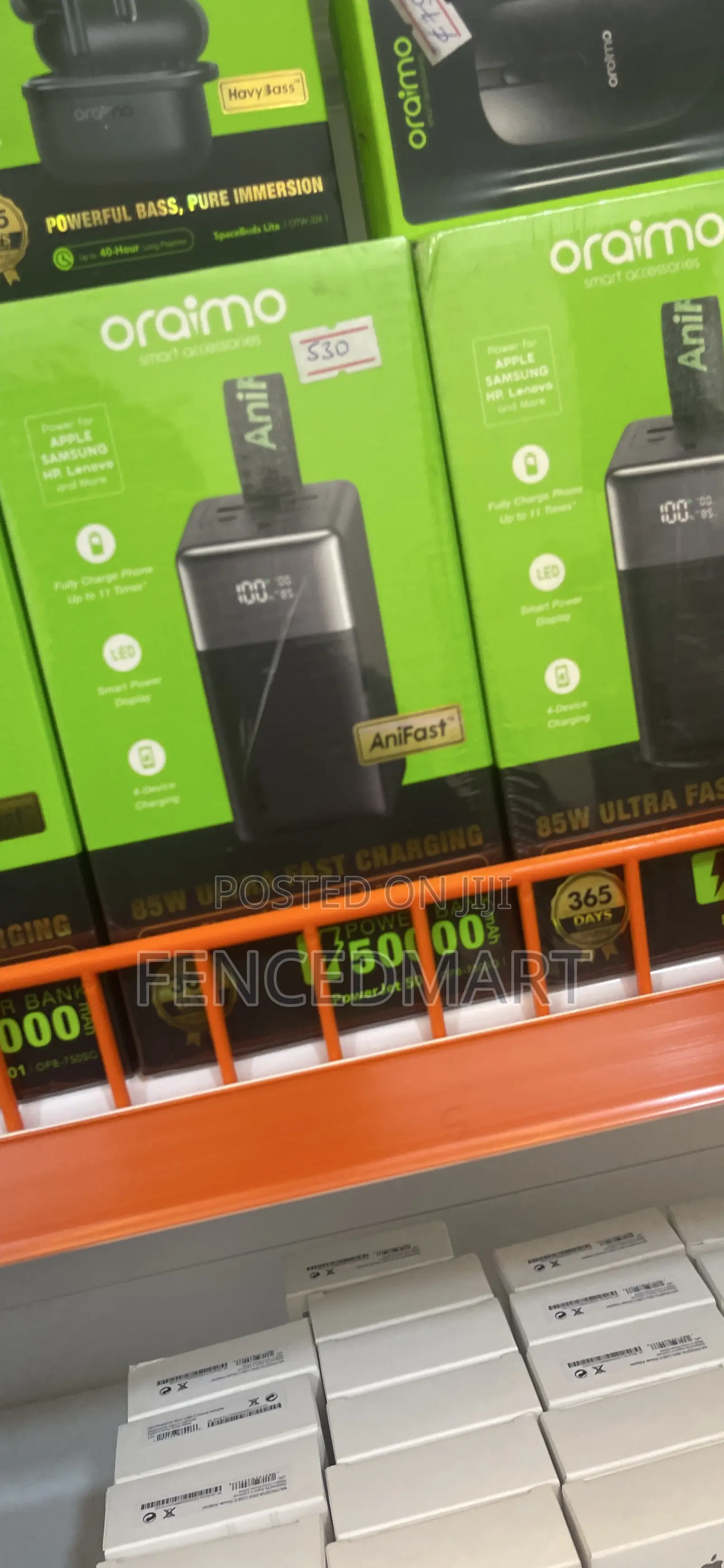 Oraimo PowerJet 501 50000mAh 85W Fast Charging Power Bank