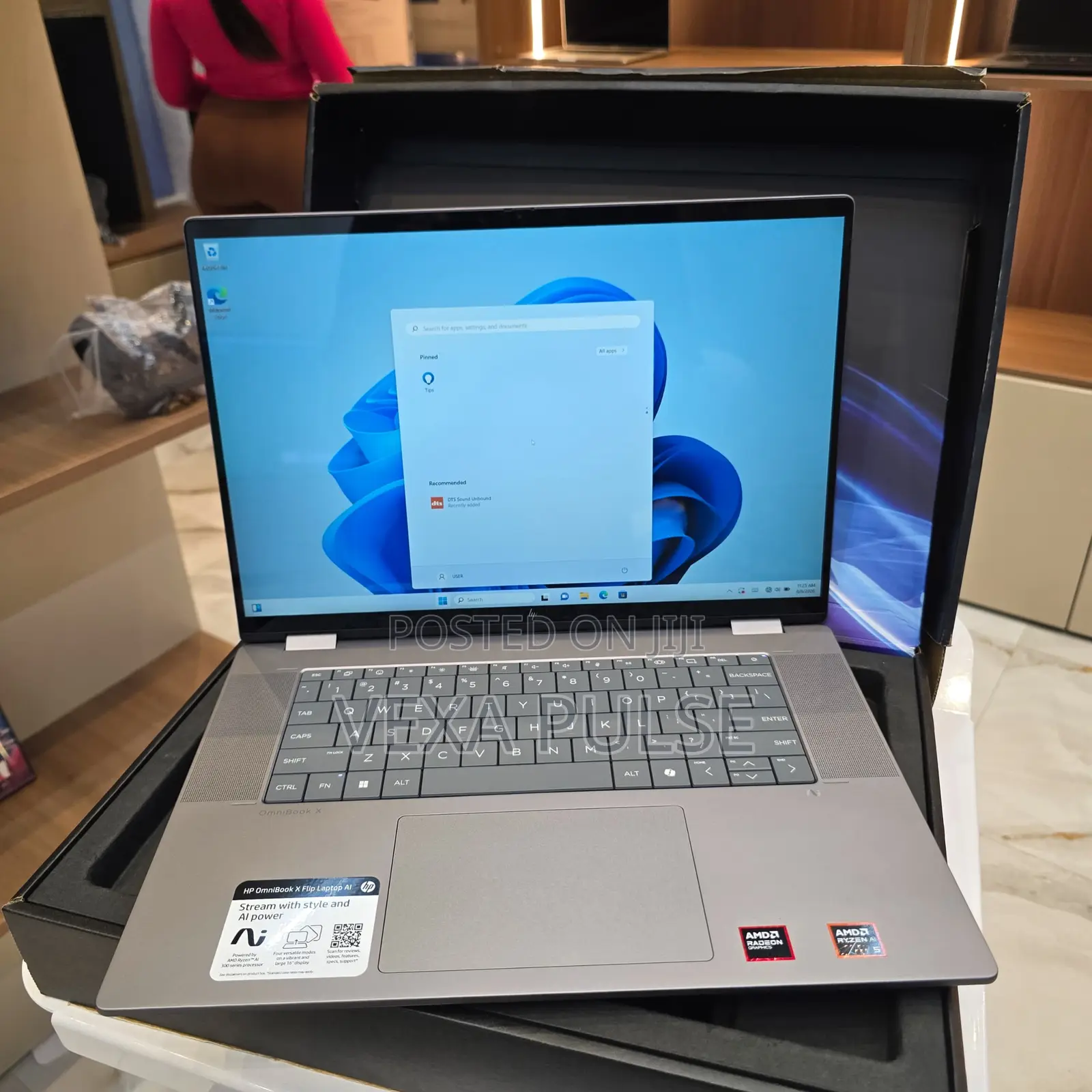 Laptop HP OmniBook X Flip 16" 16GB AMD Ryzen 5 SSD 512GB