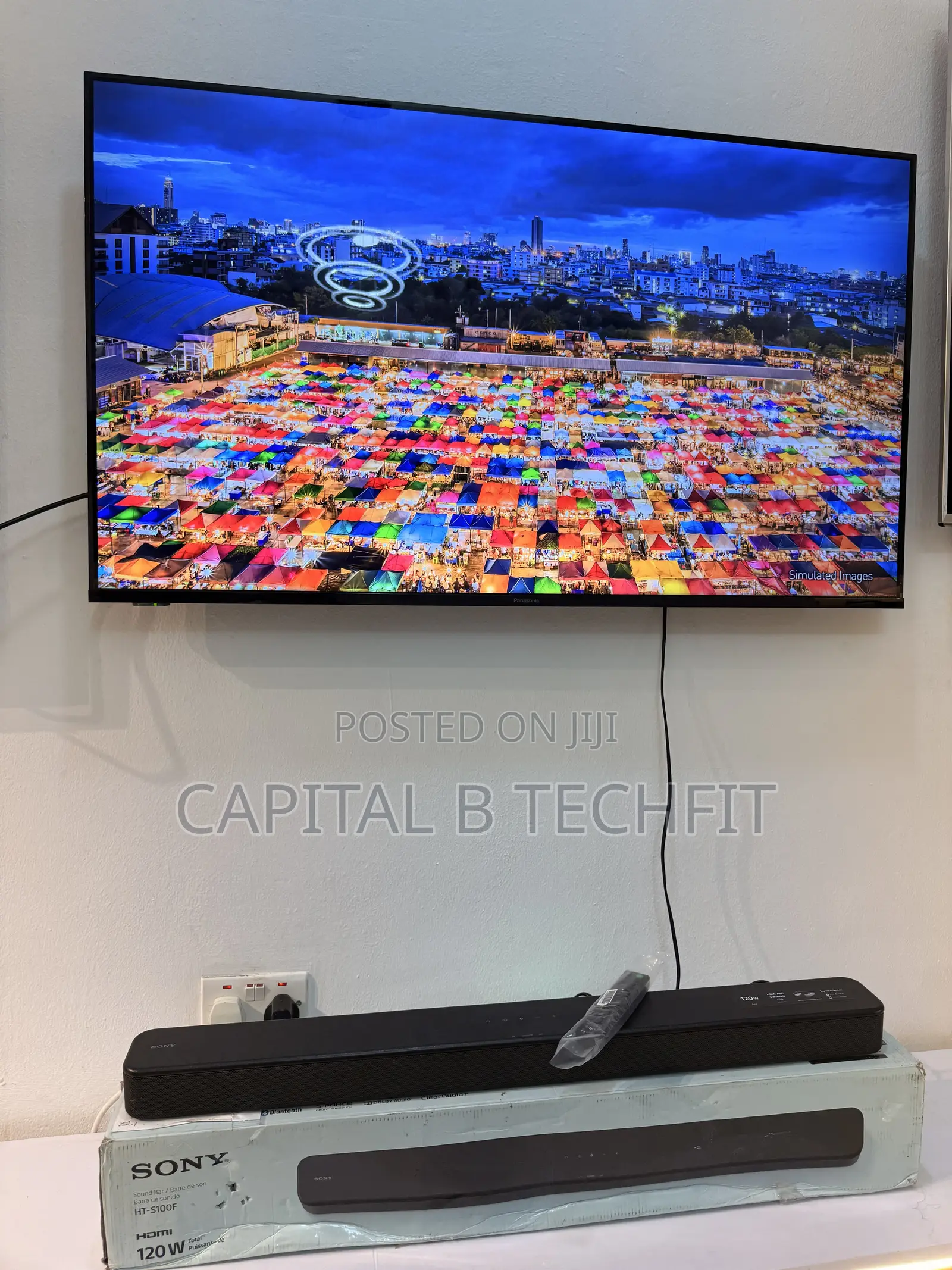 50inches Panasonic Smart Oled Machine /Super Sony Sound Bar