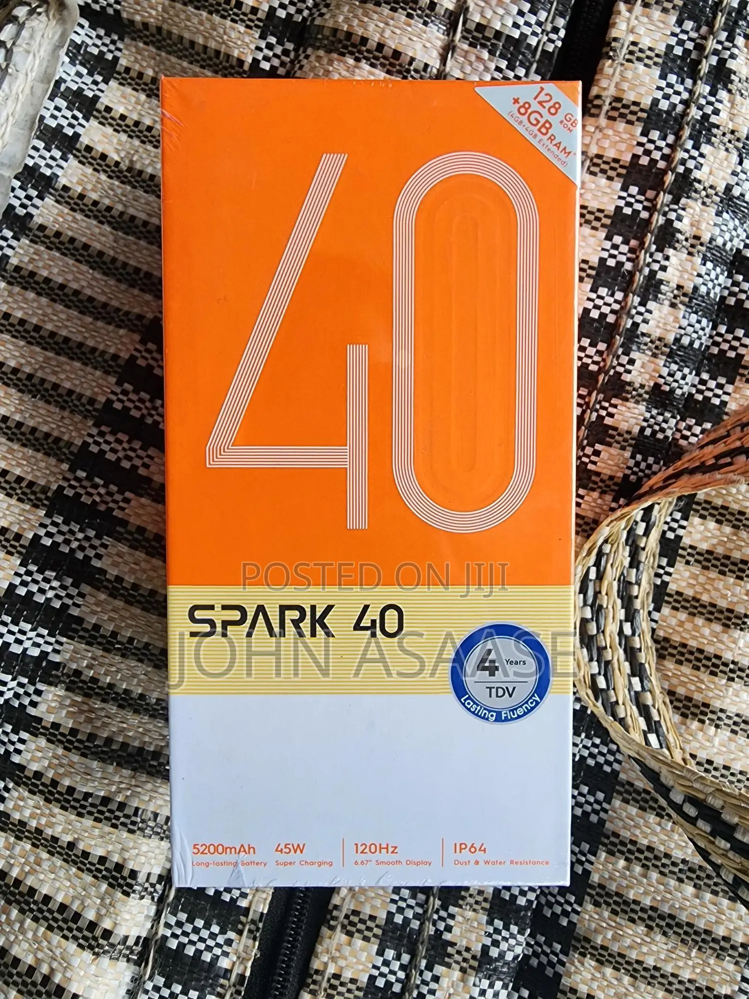 New Tecno Spark 40 256 GB Black
