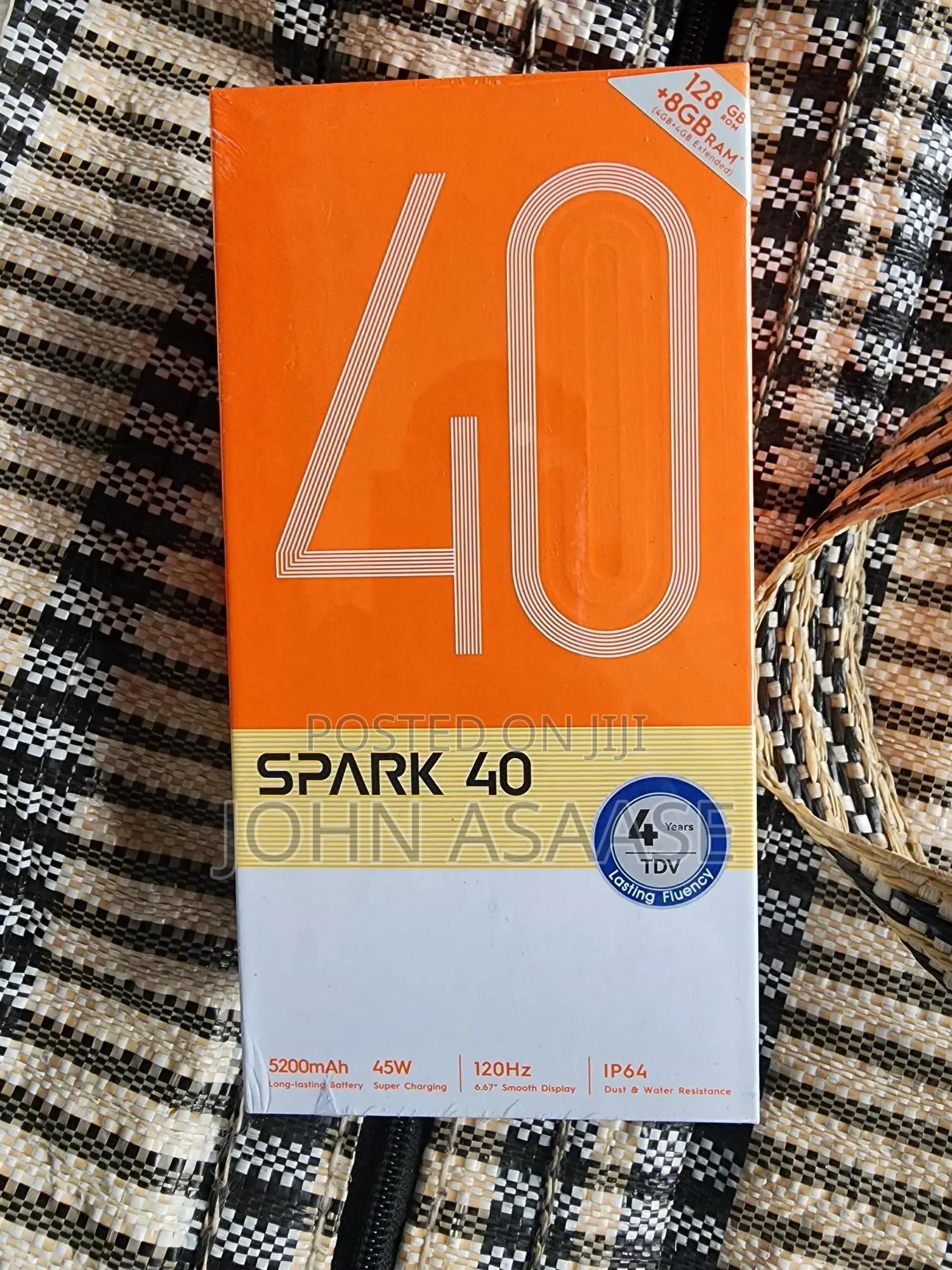New Tecno Spark 40 256 GB Black