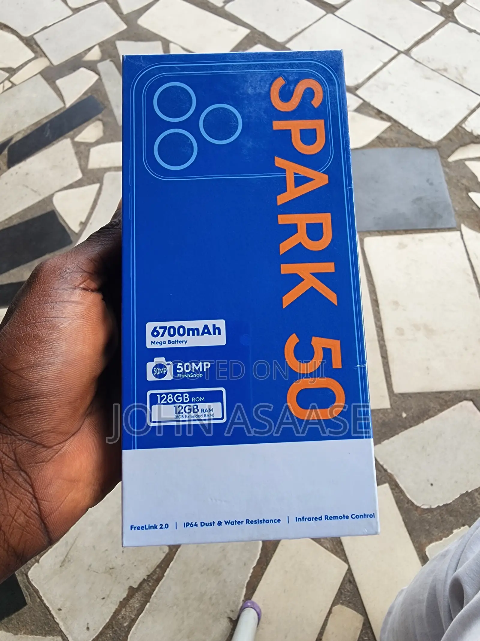 New Tecno Spark 50 128 GB Black