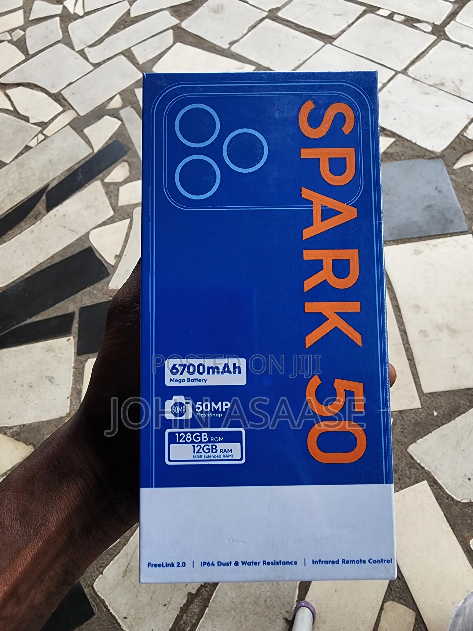 New Tecno Spark 50 128 GB Black