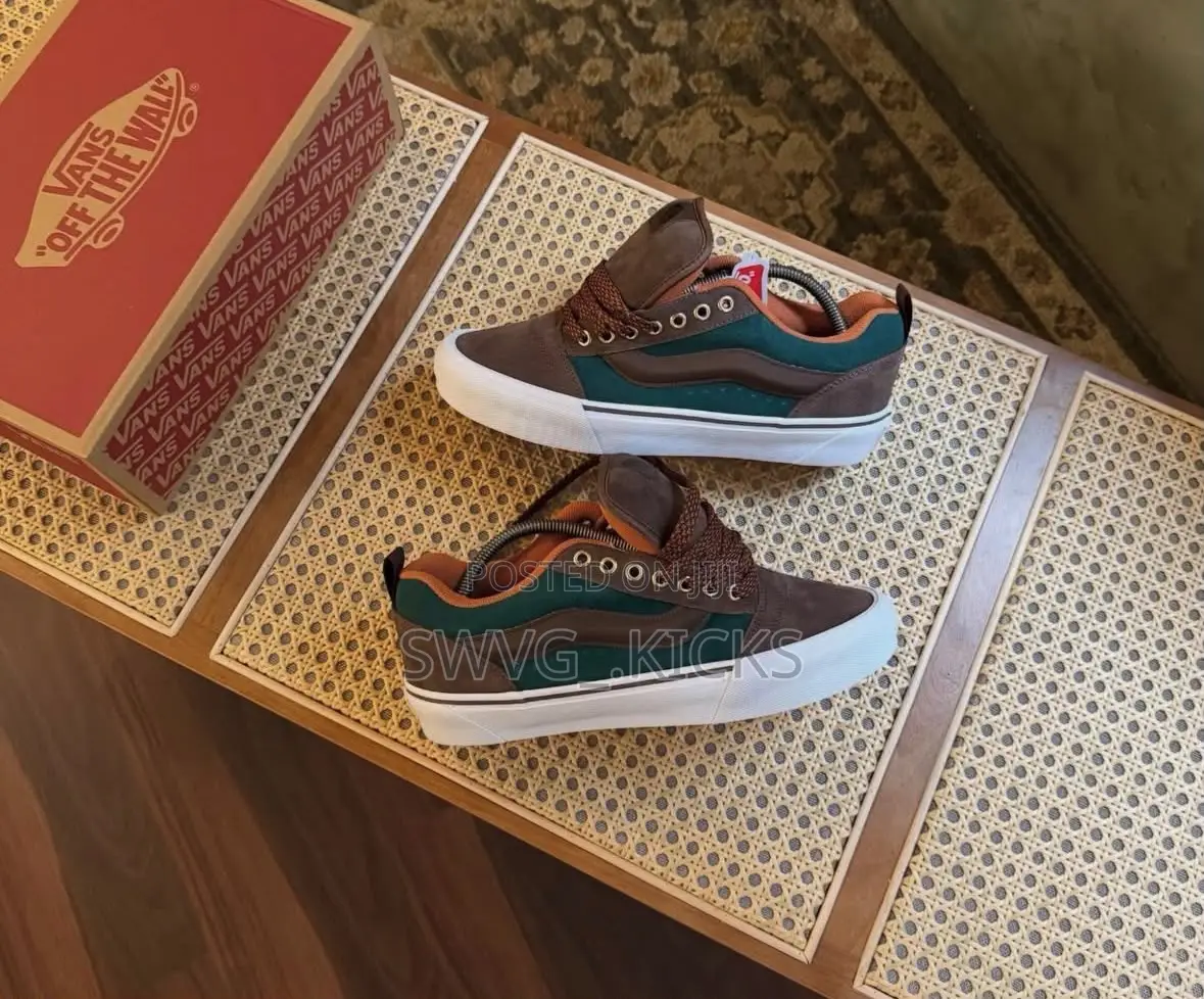 Vans Knu Skool Brown and Green