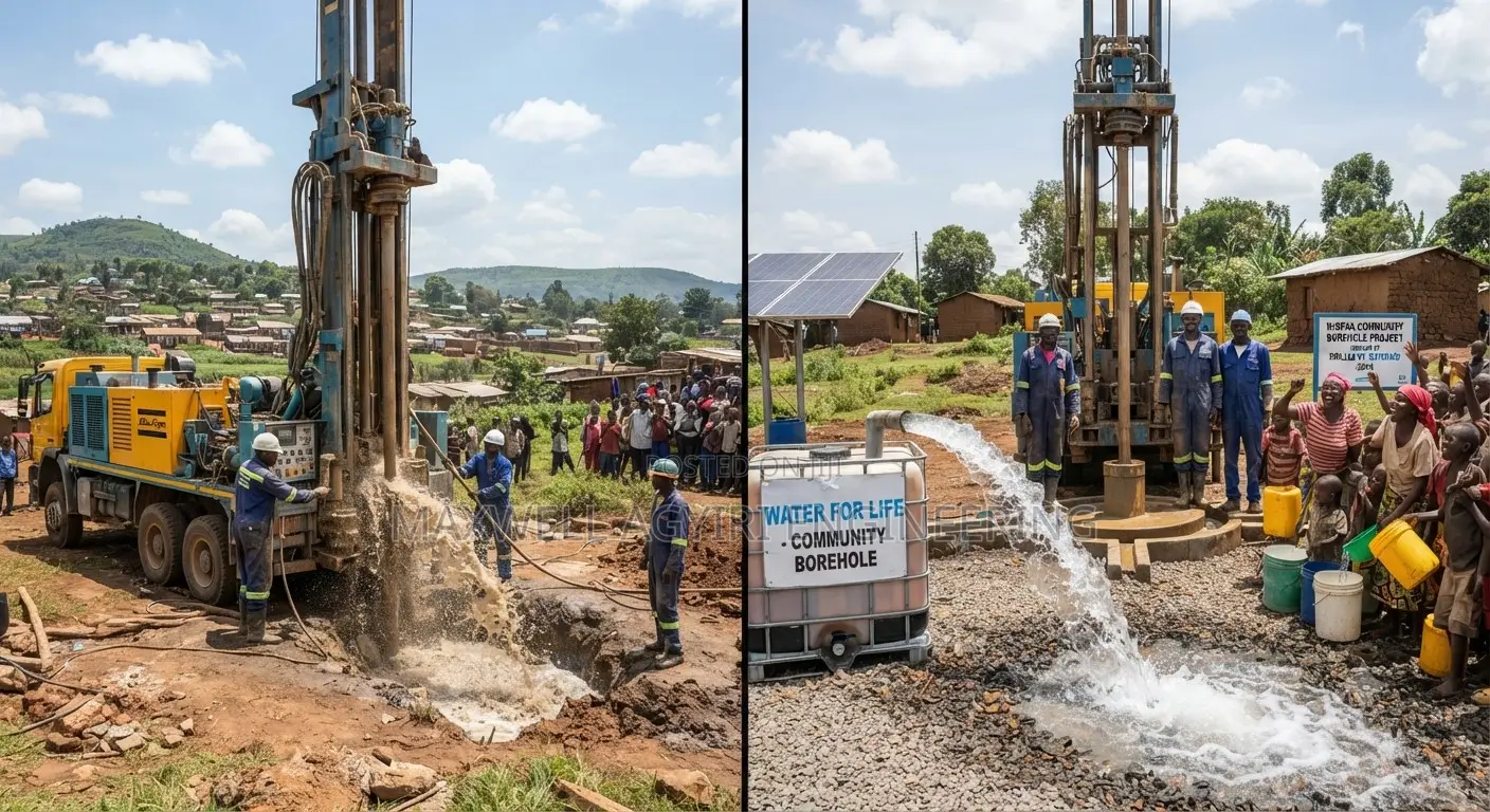 Cape Coast Bakano Borehole Drilling