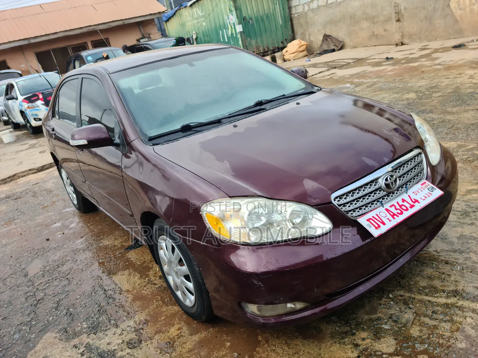 Toyota Corolla 2007 Burgundy