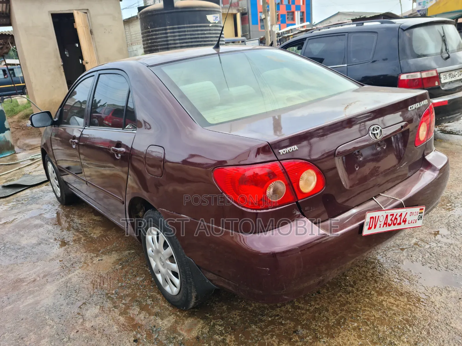 Toyota Corolla 2007 Burgundy
