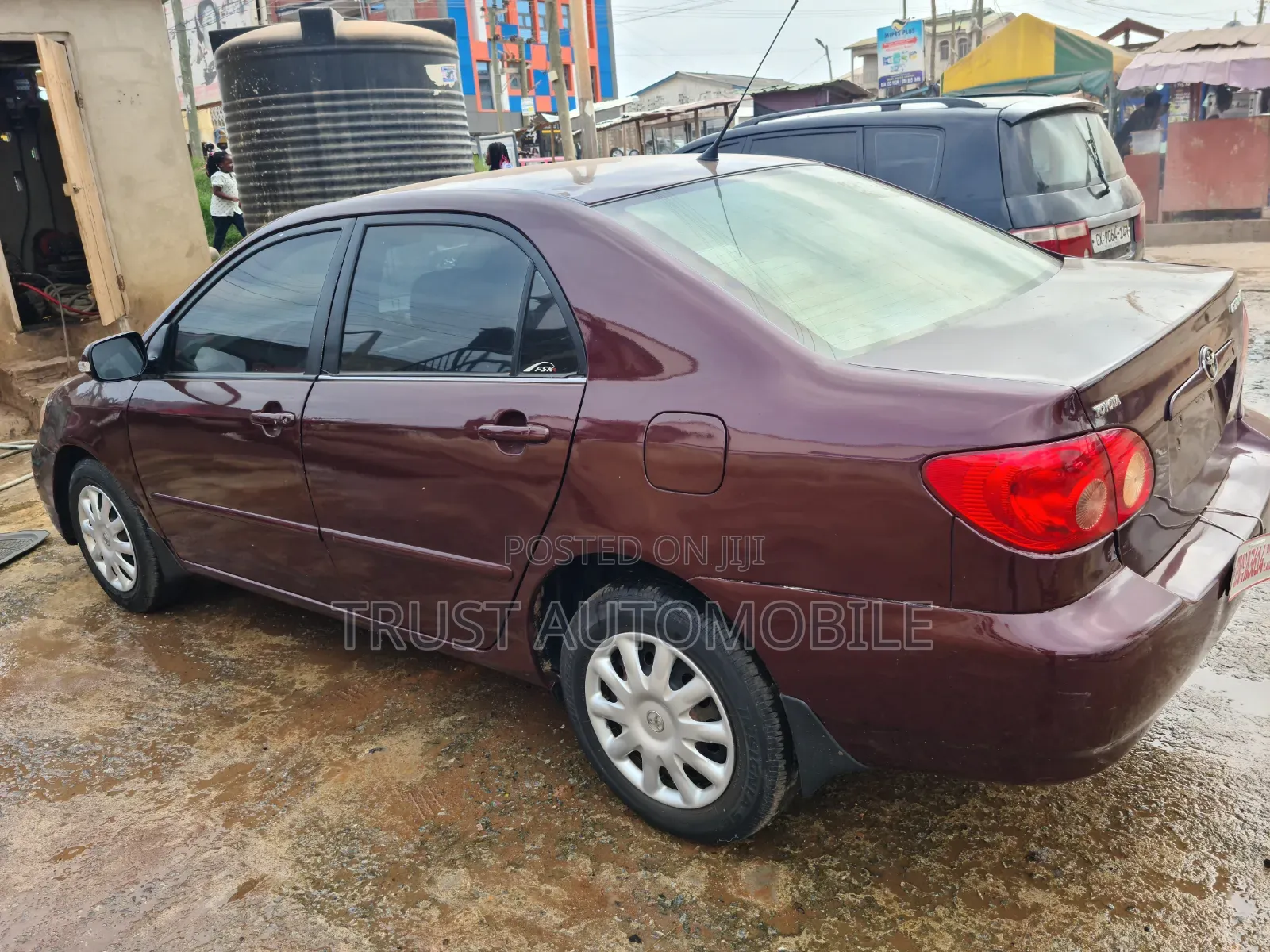 Toyota Corolla 2007 Burgundy