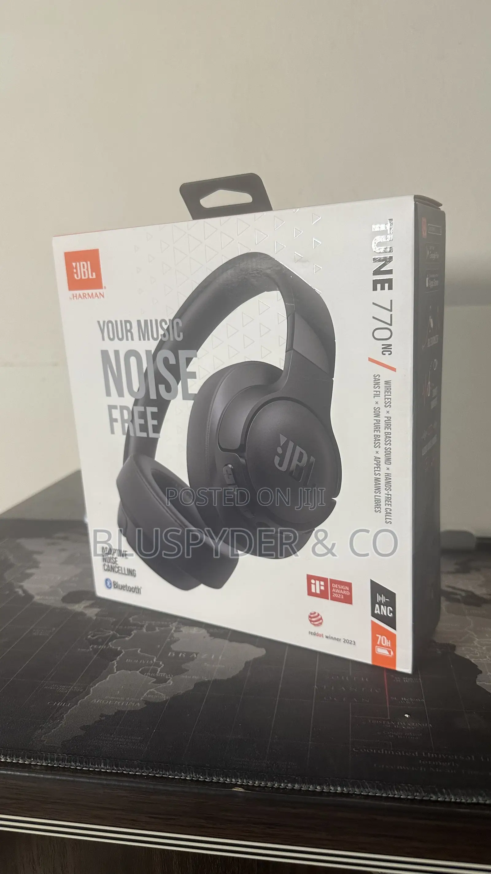 JBL Tune 770NC Wireless Noise Cancelling Headphones