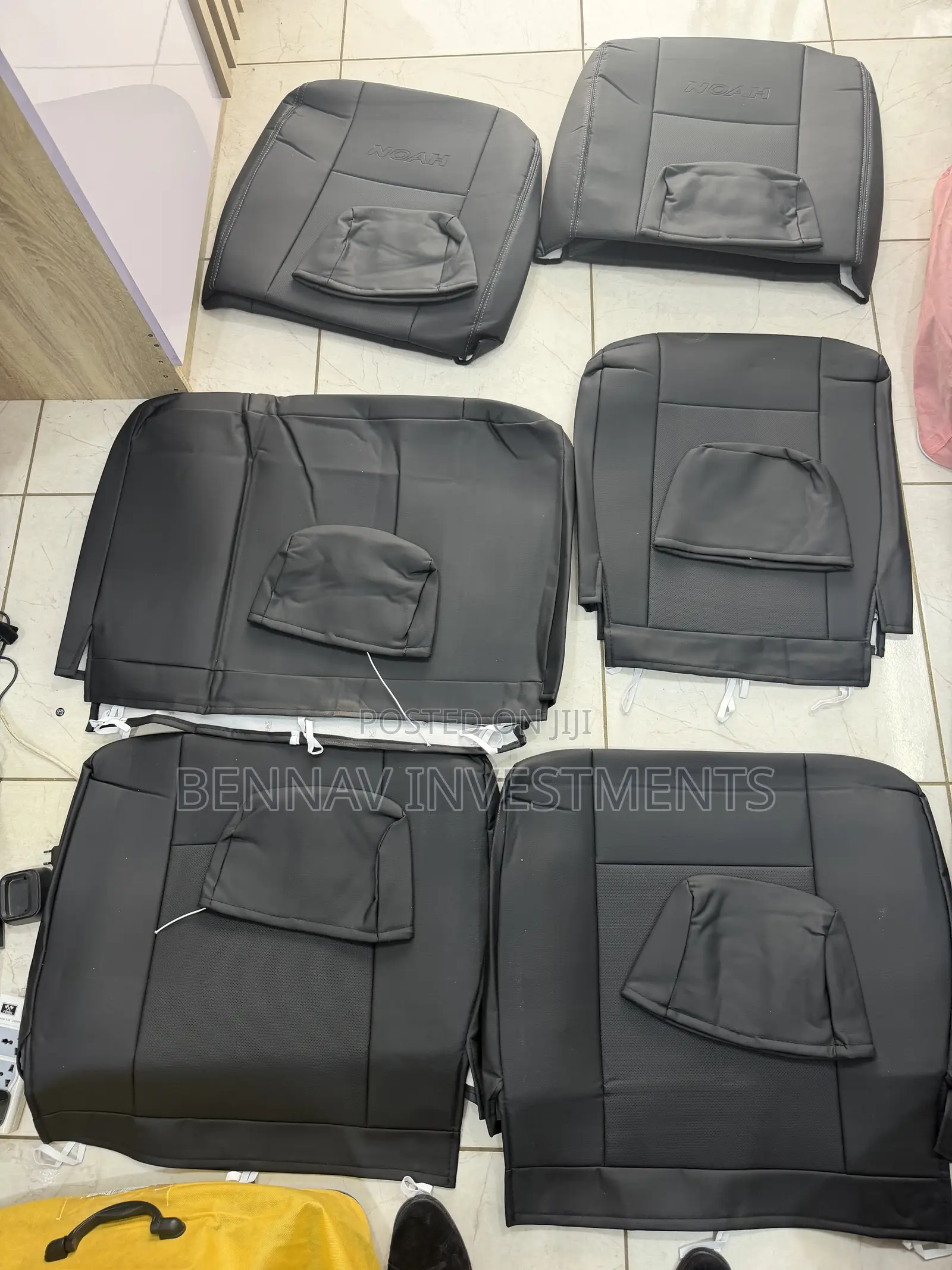 Leather Seat Cover Set for Toyota Voxy 2008 to 2017