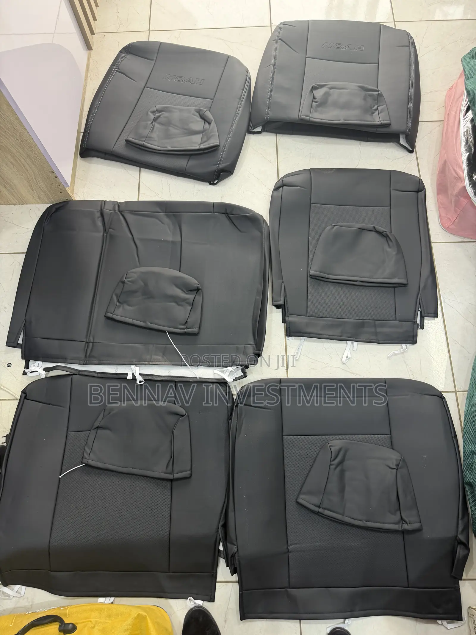 Leather Seat Cover Set for Toyota Voxy 2008 to 2017