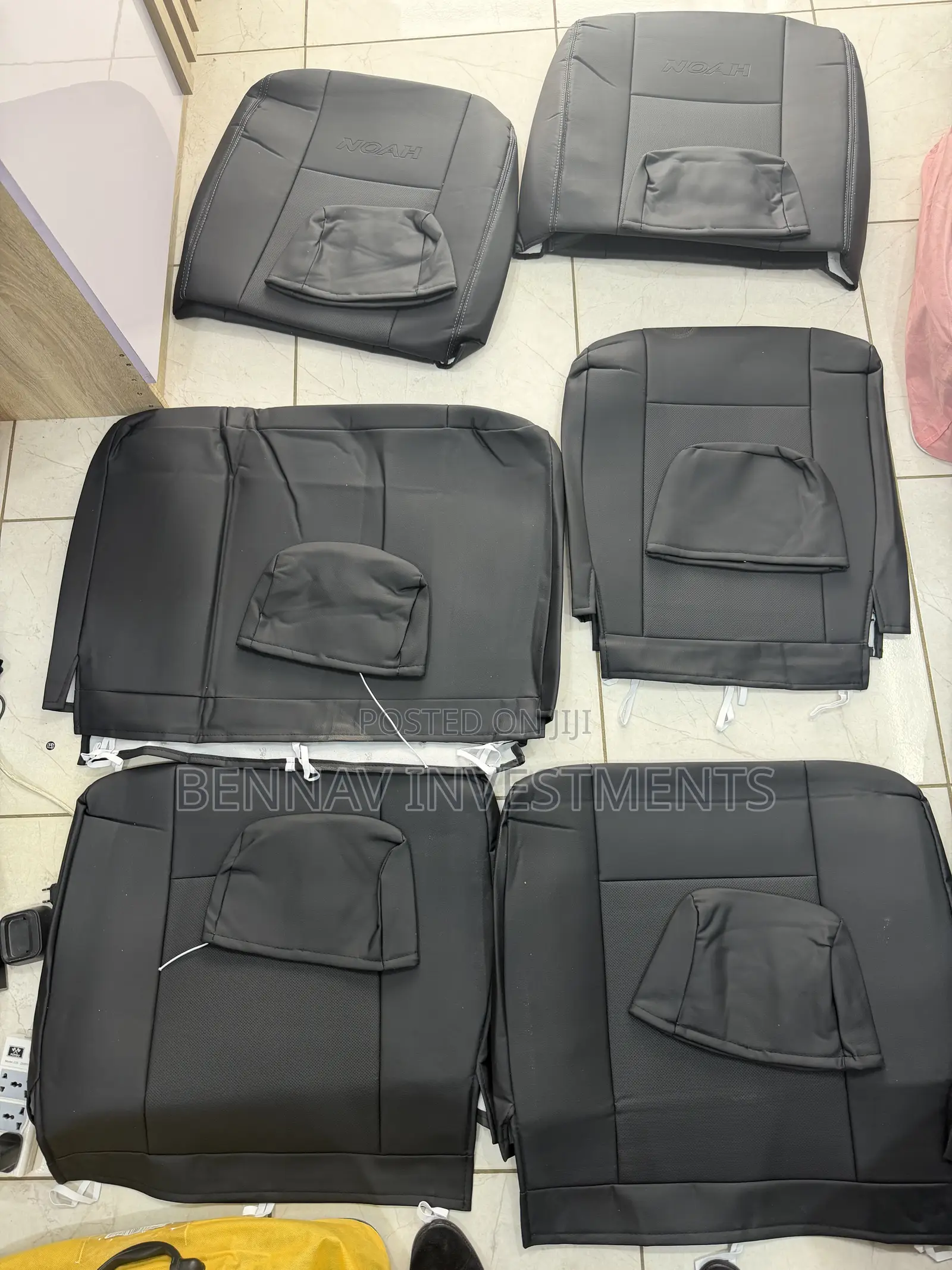 Leather Seat Cover Set for Toyota Voxy 2008 to 2017