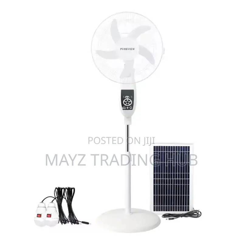 Rechargeable Solar Fan