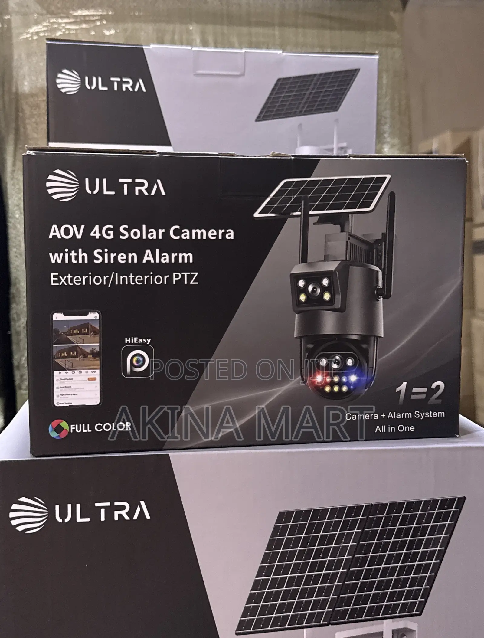 AOV Dual Lens 4g Solar Camera 2lens Solar Camera With Alarm System