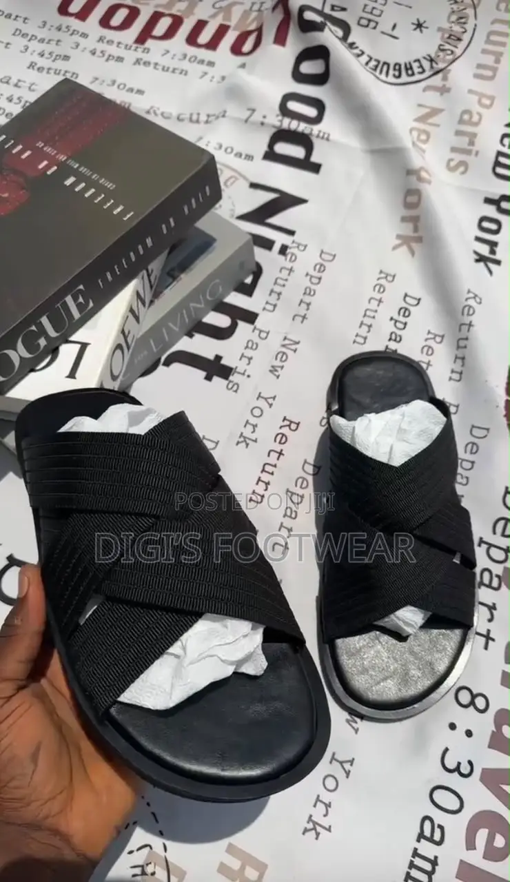 Black Regal Executive Slippers