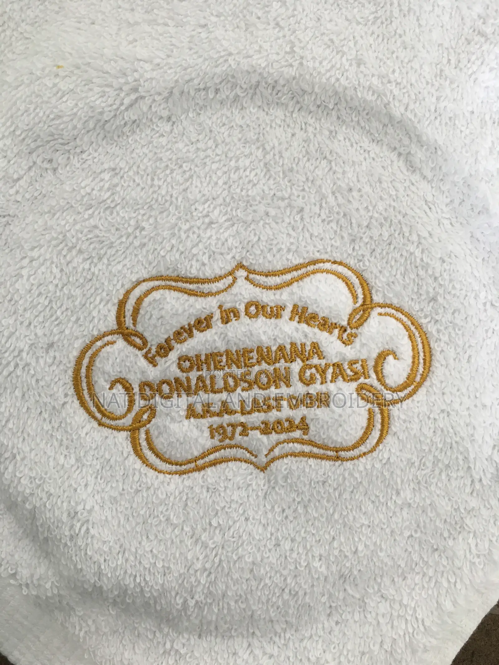 Embroidery Face Towel