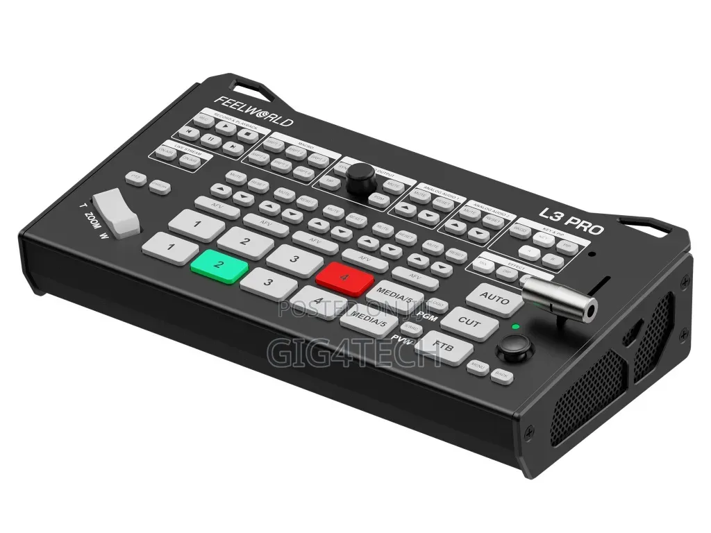 FEELWORLD L3 PRO 9+1 Channel Video Mixer Switcher 4 HDMI 4 SDI