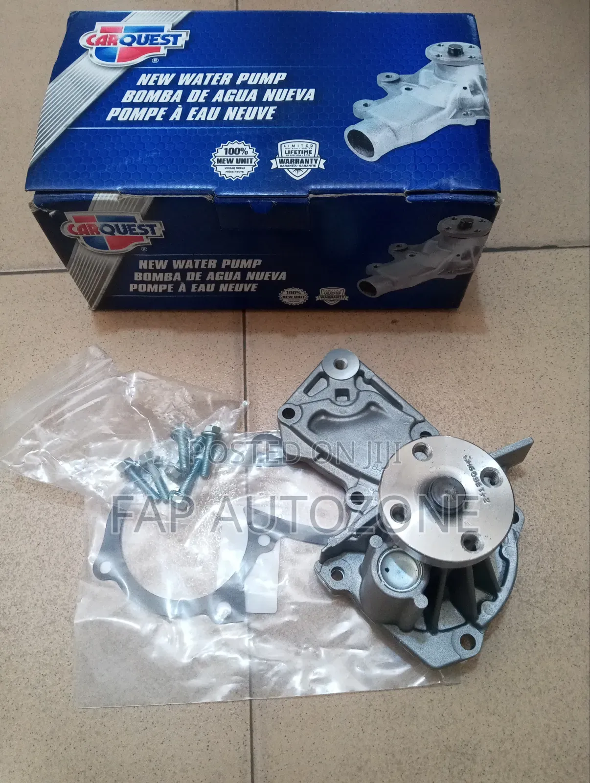 Premium Carquest Ford Escape,Fiesta, Fusion, Water Pump From USA