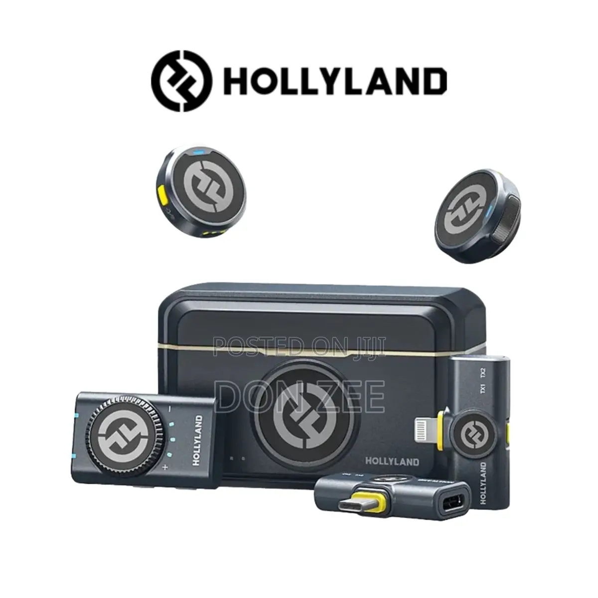 Hollyland Lark M2 DUO Combo - Wireless Lavalier Microphone