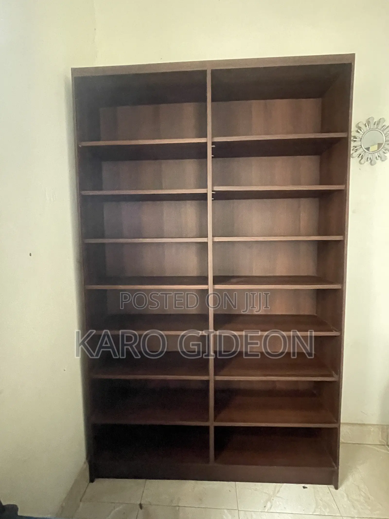 Wooden Shoe Rack That Can Be Used as Open Wardrobe
