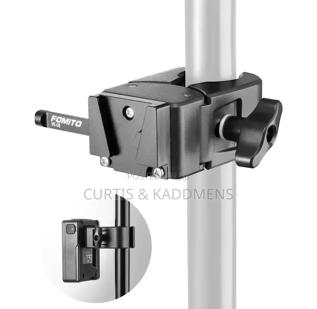 V Mount Battery Holder/Adapter for Tripod, Light Stand, Gimbals