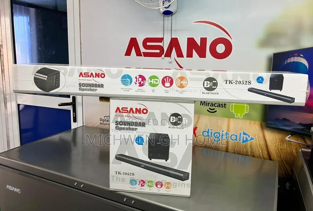 Long Lasting Effects Asano Sound Bar With Woofer TK-2052S