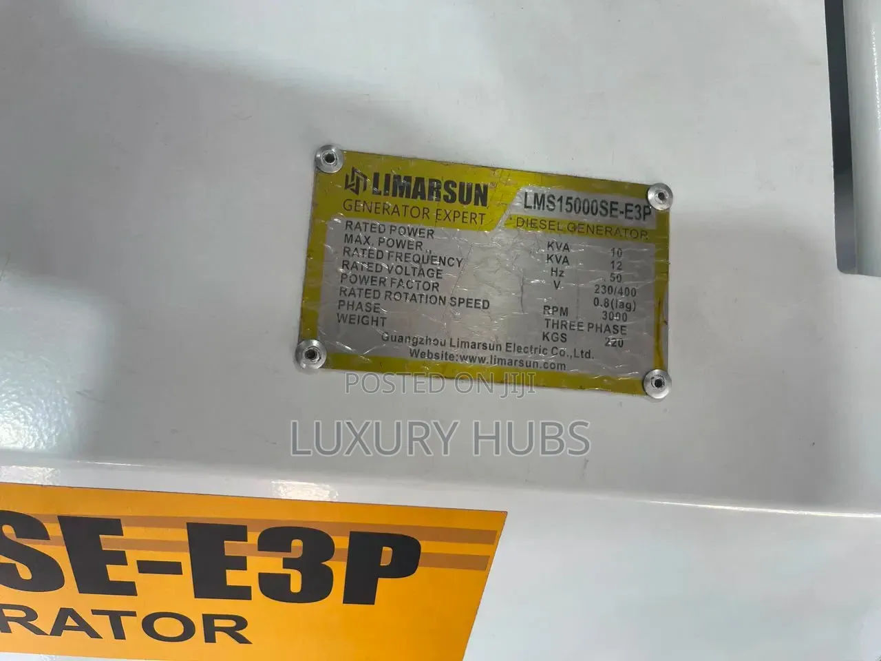 Limarsum 10KVA Silent Diesel Generator – Reliable Backup Power