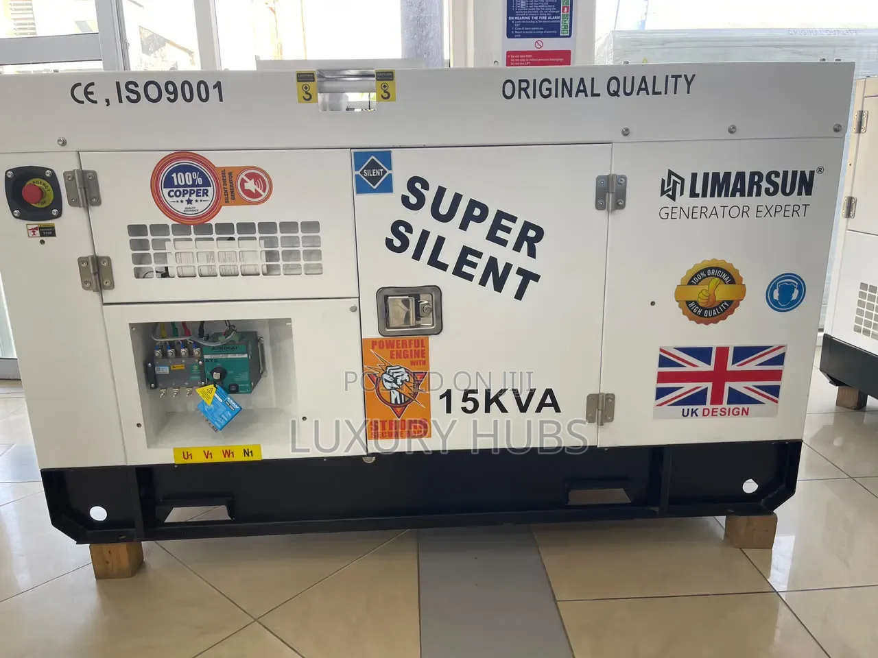 Limarsum 15KVA Silent Generator – Reliable Industrial Backup Power