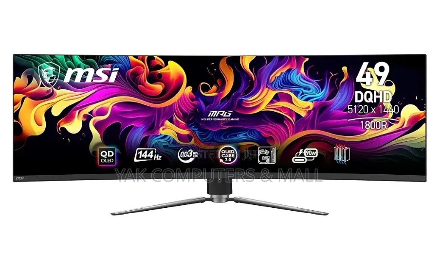 49 Inch Msi MPG 491cqp Qd-Oled 49 Inch DQHD Curved Gaming