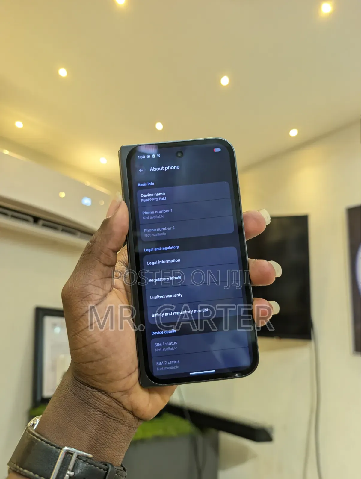 New Google Pixel 9 Pro Fold 256 GB Black