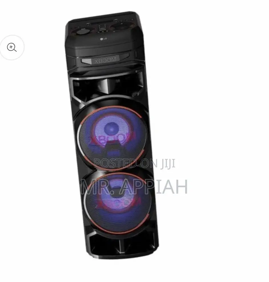 Efficient Classic LG RNC9 Bluetooth Party Speaker With Mic(Black) 