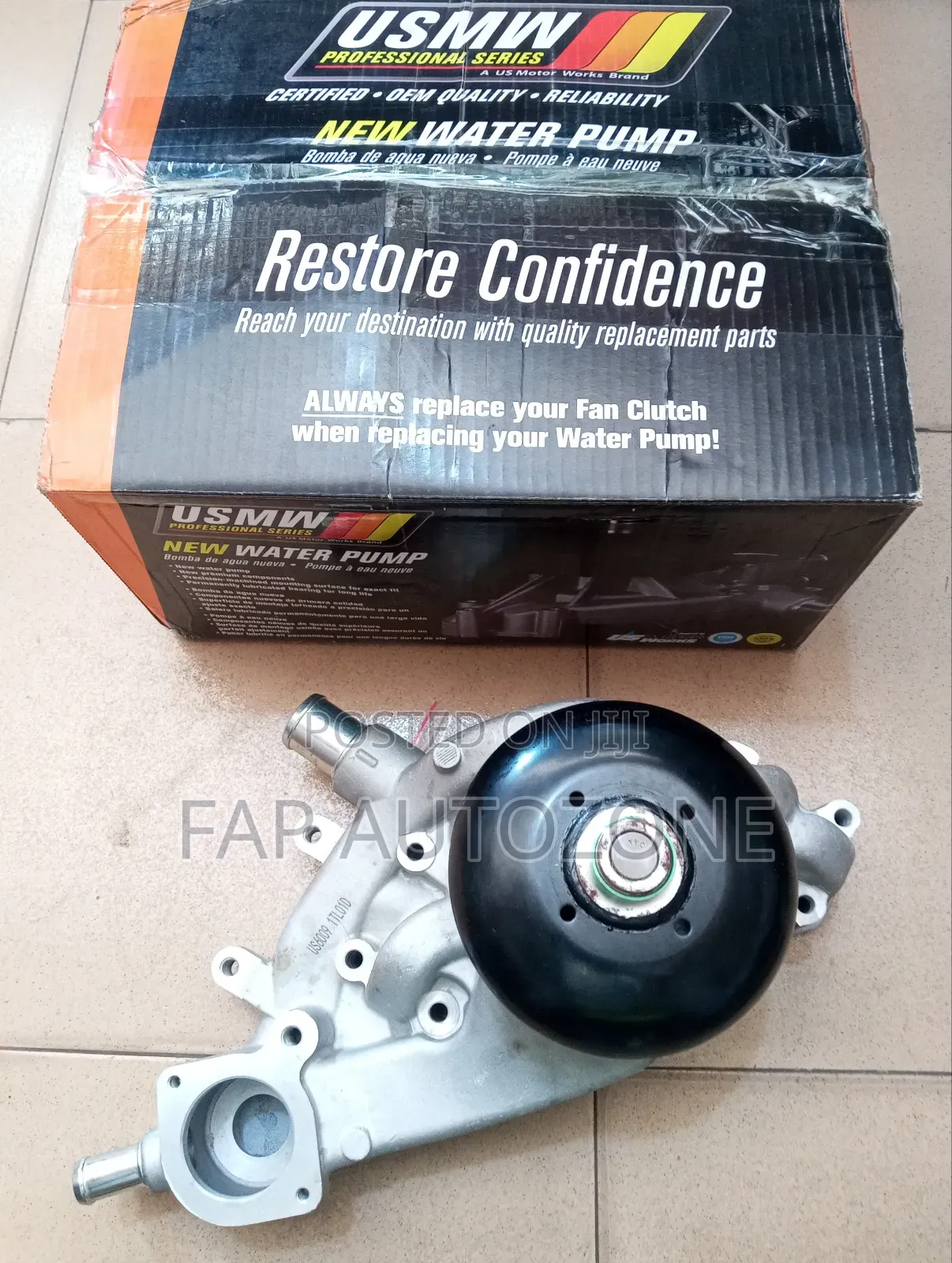 Premium USMW Escalade, Silverado, Suburban, Hummer Water Pump From USA