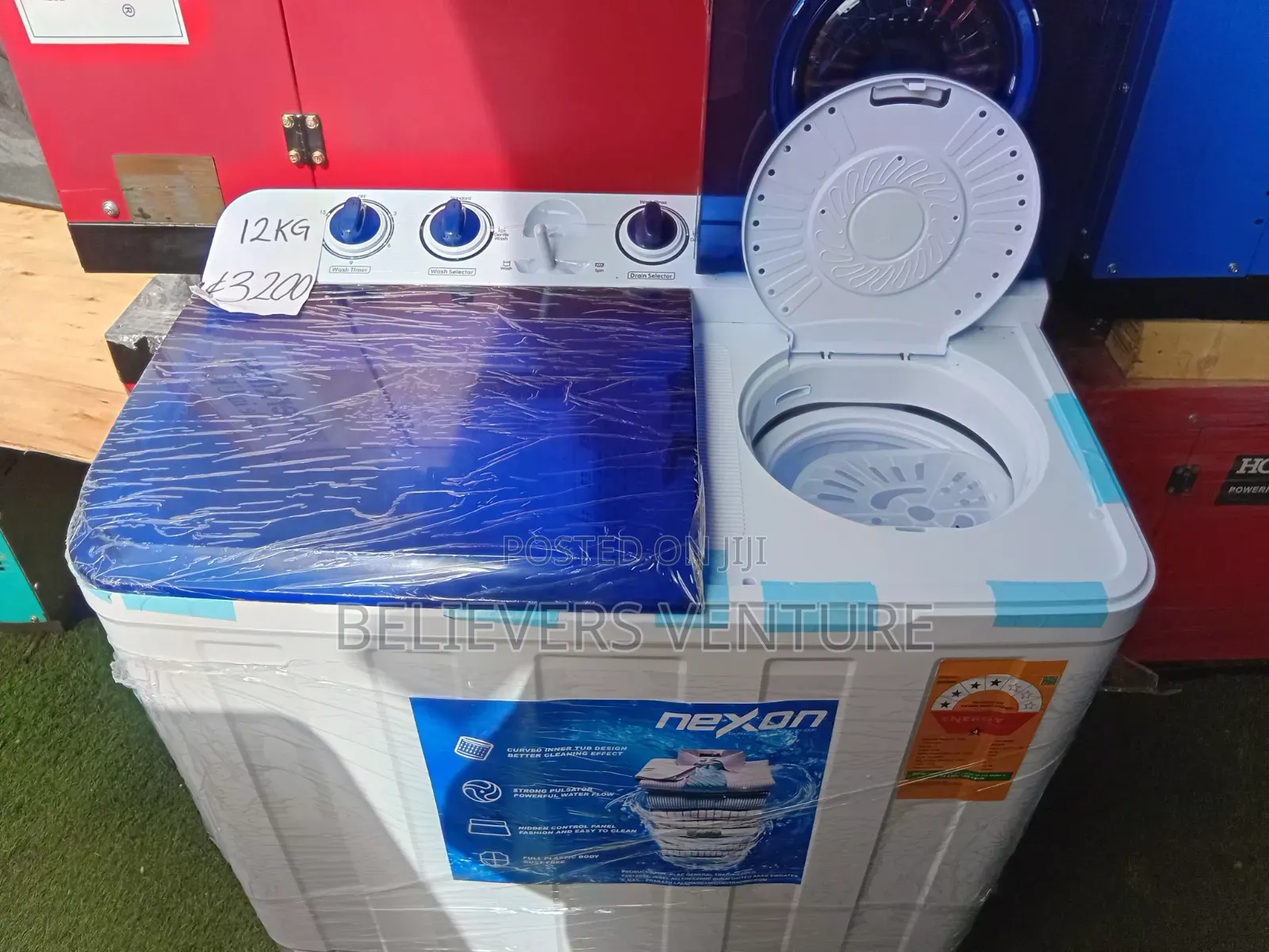 Nexon 12KG Washing Machine – Family Size Twin 12KG