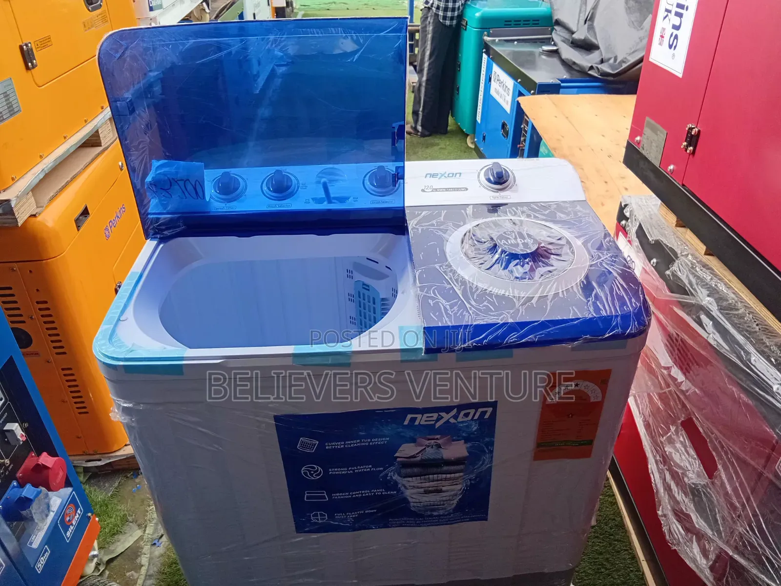 Nexon 12KG Top Load Washer – Heavy-Duty 12KG