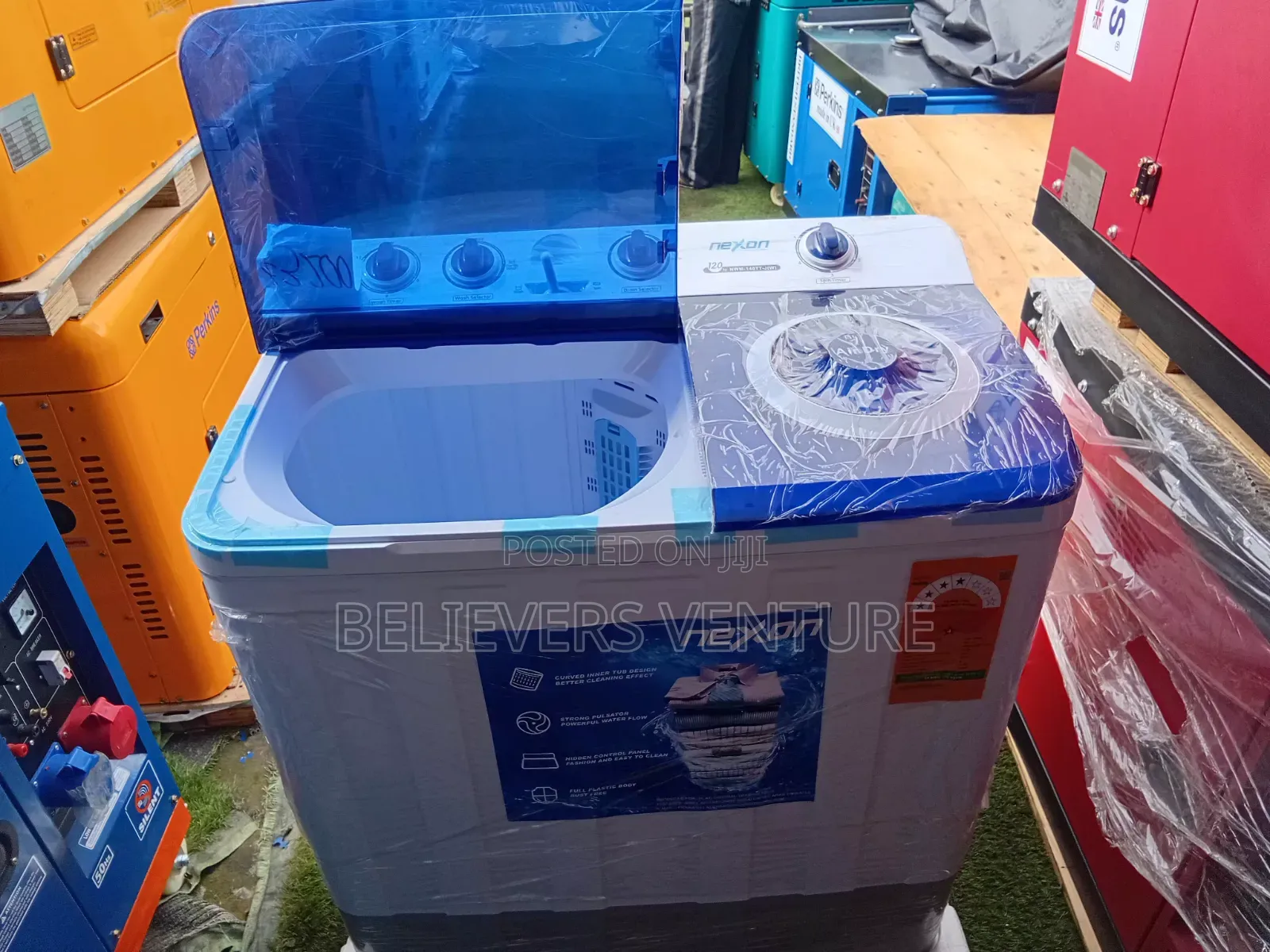 Powerful Spin
Nexon 12KG Top Load Washer – 12KG