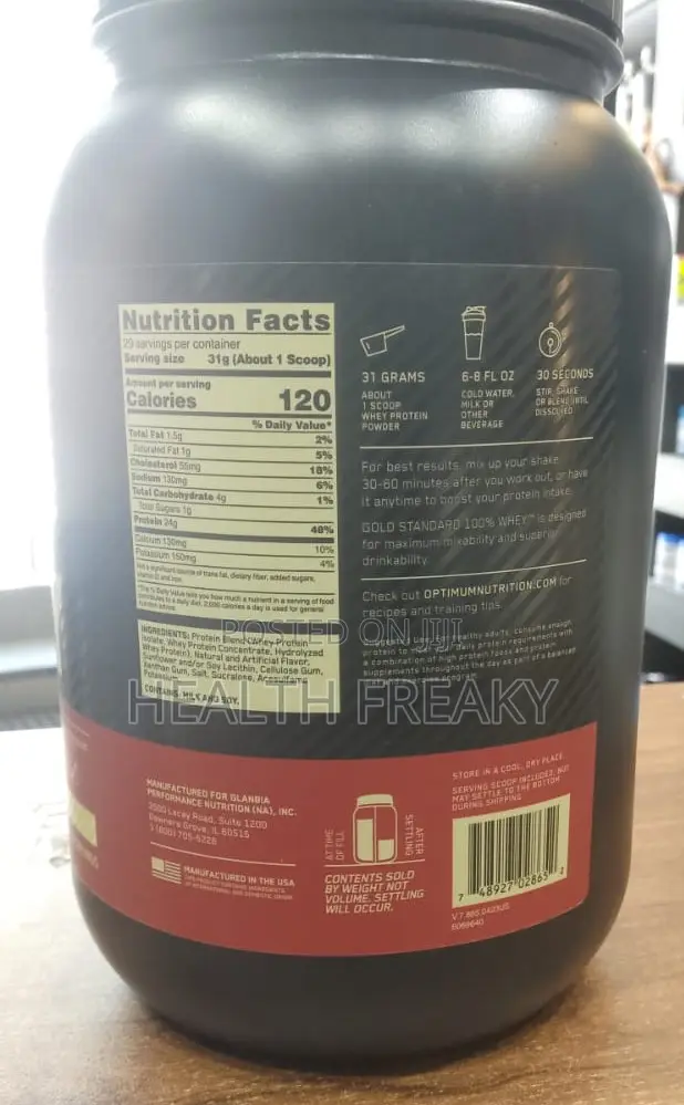 Gold Standard 100% Whey Protein Muscle Builder