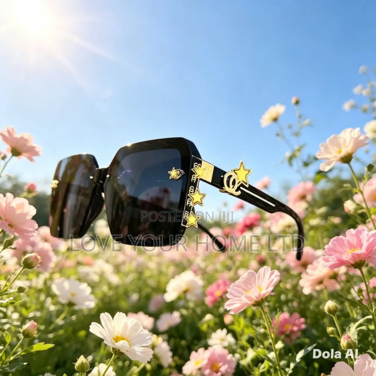 Women's Luxury Oversized Square UV400 Fashion Sunglasses